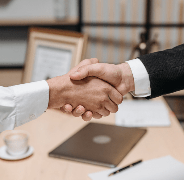 Reunião com clientes na Boavista Advocacia