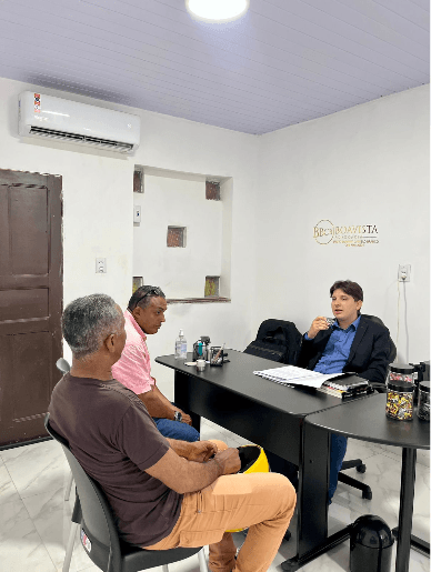 Ambiente de atendimento da Boavista Advocacia