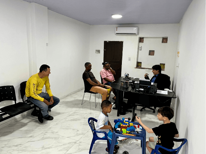 Advogado durante atendimento na Boavista Advocacia