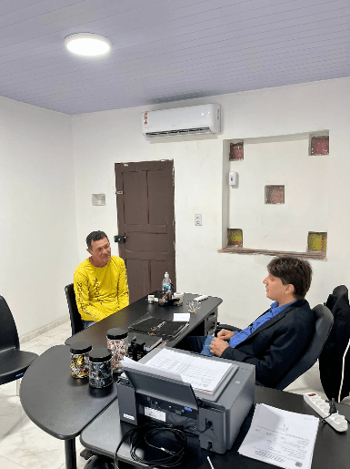 Advogado em reunião na Boavista Advocacia
